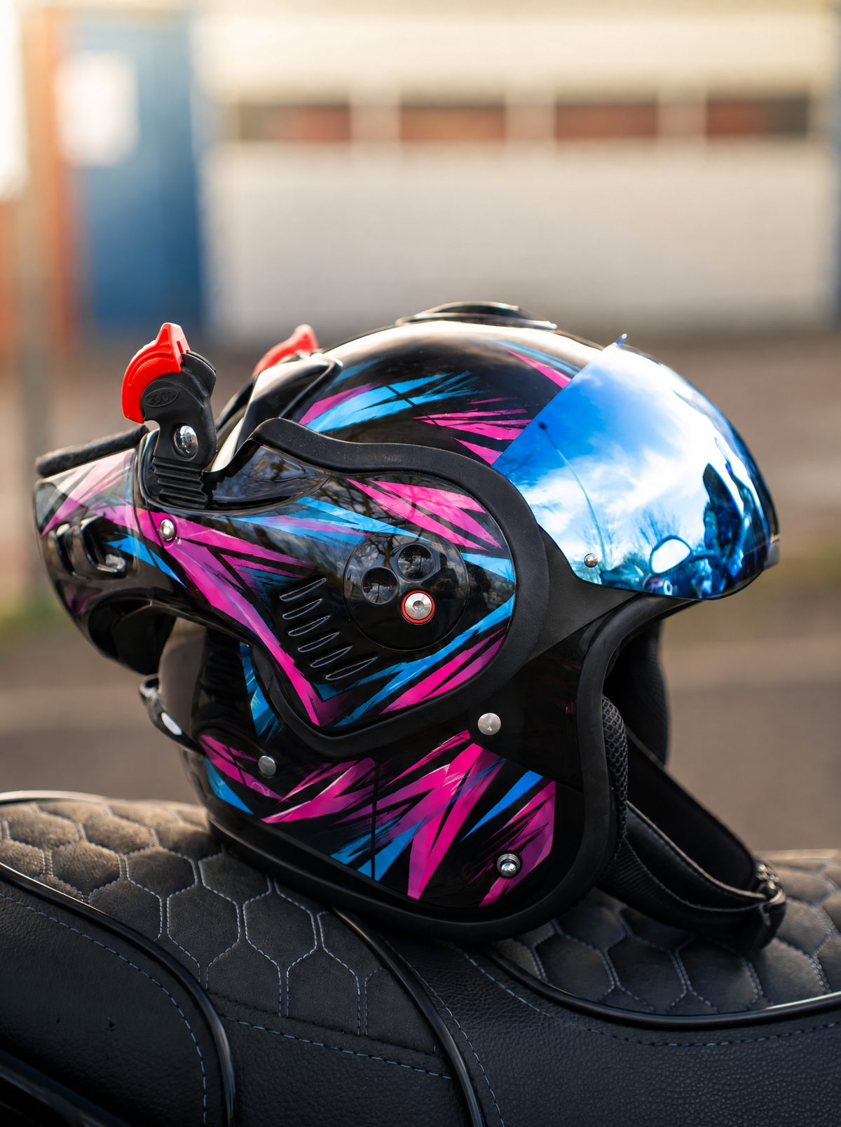 Late Night Run - Alpha Full Face Helmet Graphics Kit