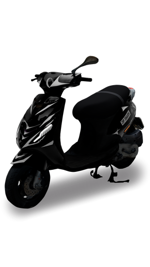 'Gym Shark'' - Stickerset Piaggio Zip volledige stickerset stickerset - Zip Graphicz