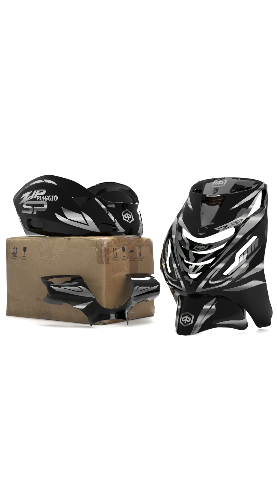 Zip X - Stickerset Piaggio Zip volledige stickerset stickerset - Zip Graphicz