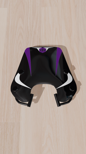 Scooter-Aufkleberset mit gelbem Aufkleberset - Zip Graphicz