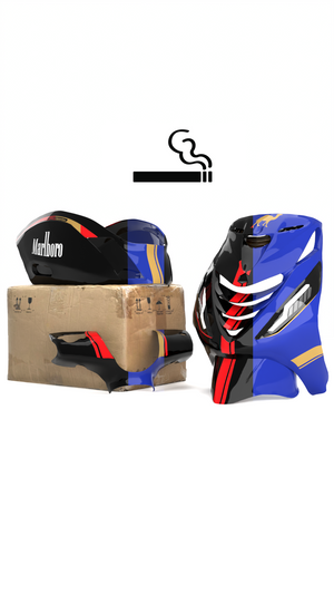 Cigarette Designs - Stickerset Piaggio Zip volledige stickerset stickerset - Zip Graphicz