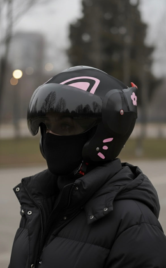 Waddup Kitty - Alpha Integralhelm Aufkleber-Set