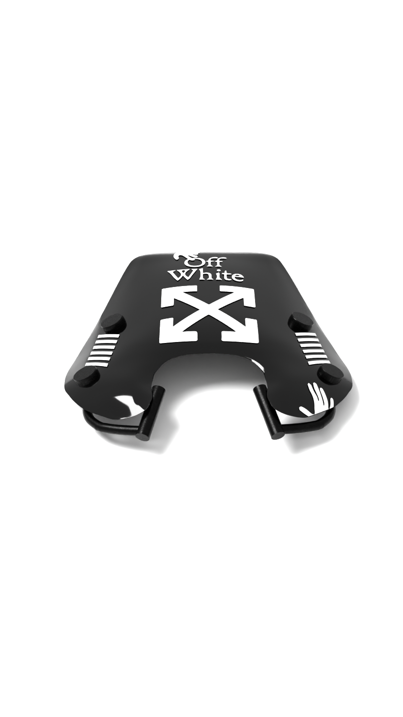 Off White - Piaggio Zip Low Windscreen Graphics Kit