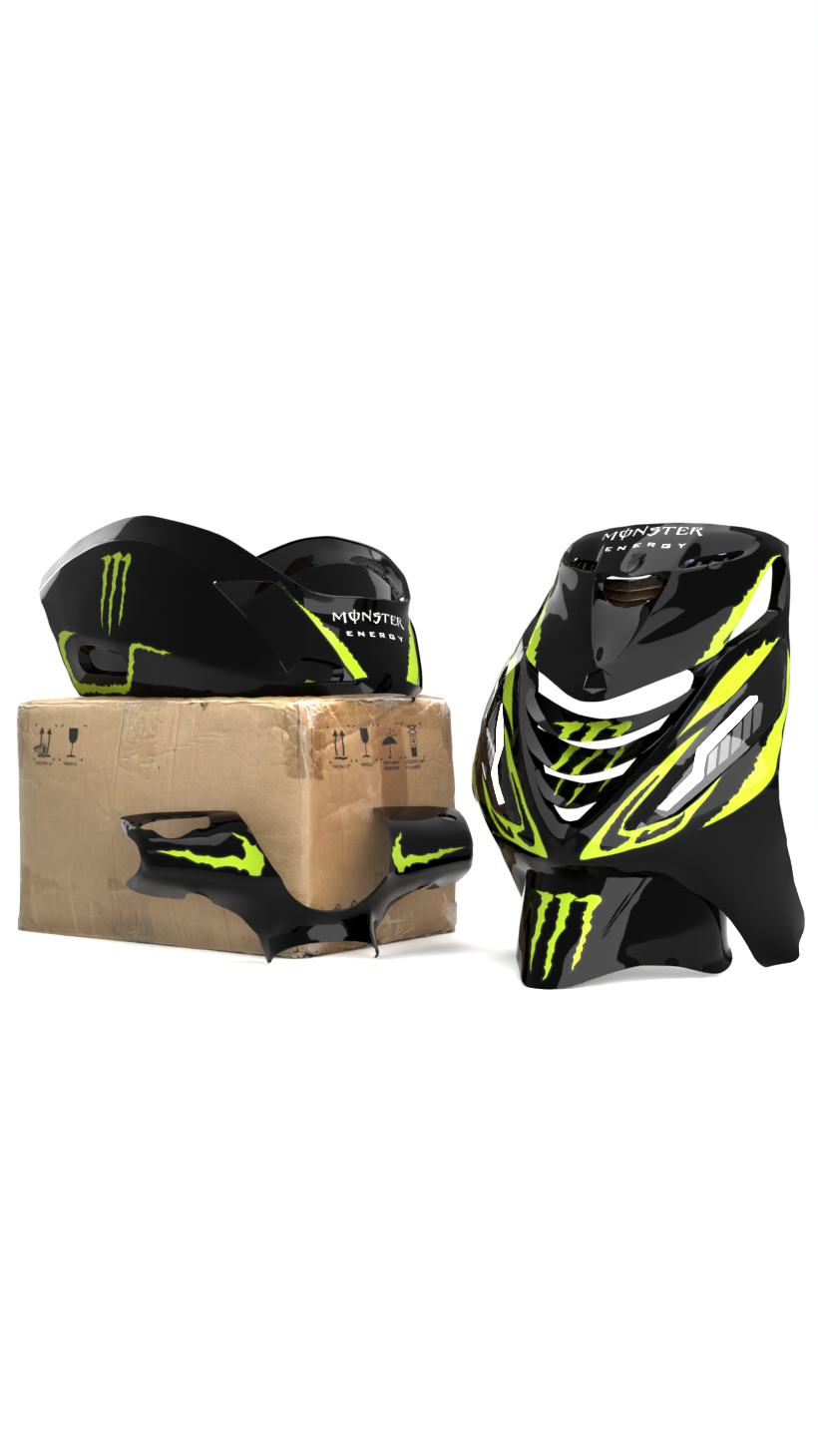 Monster - Piaggio Zip SP Graphics Kit