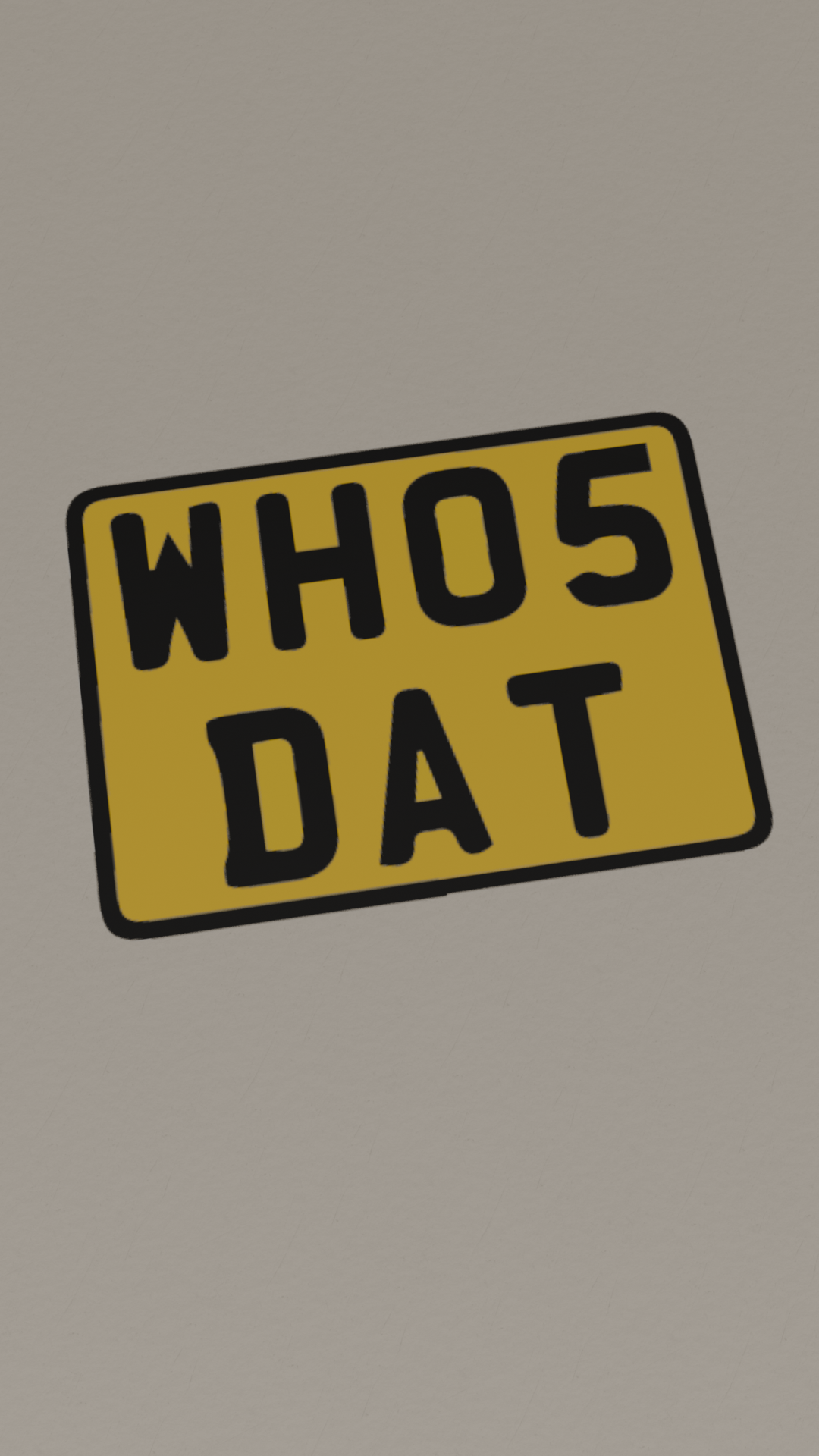 WH05 DAT - Universal Sticker