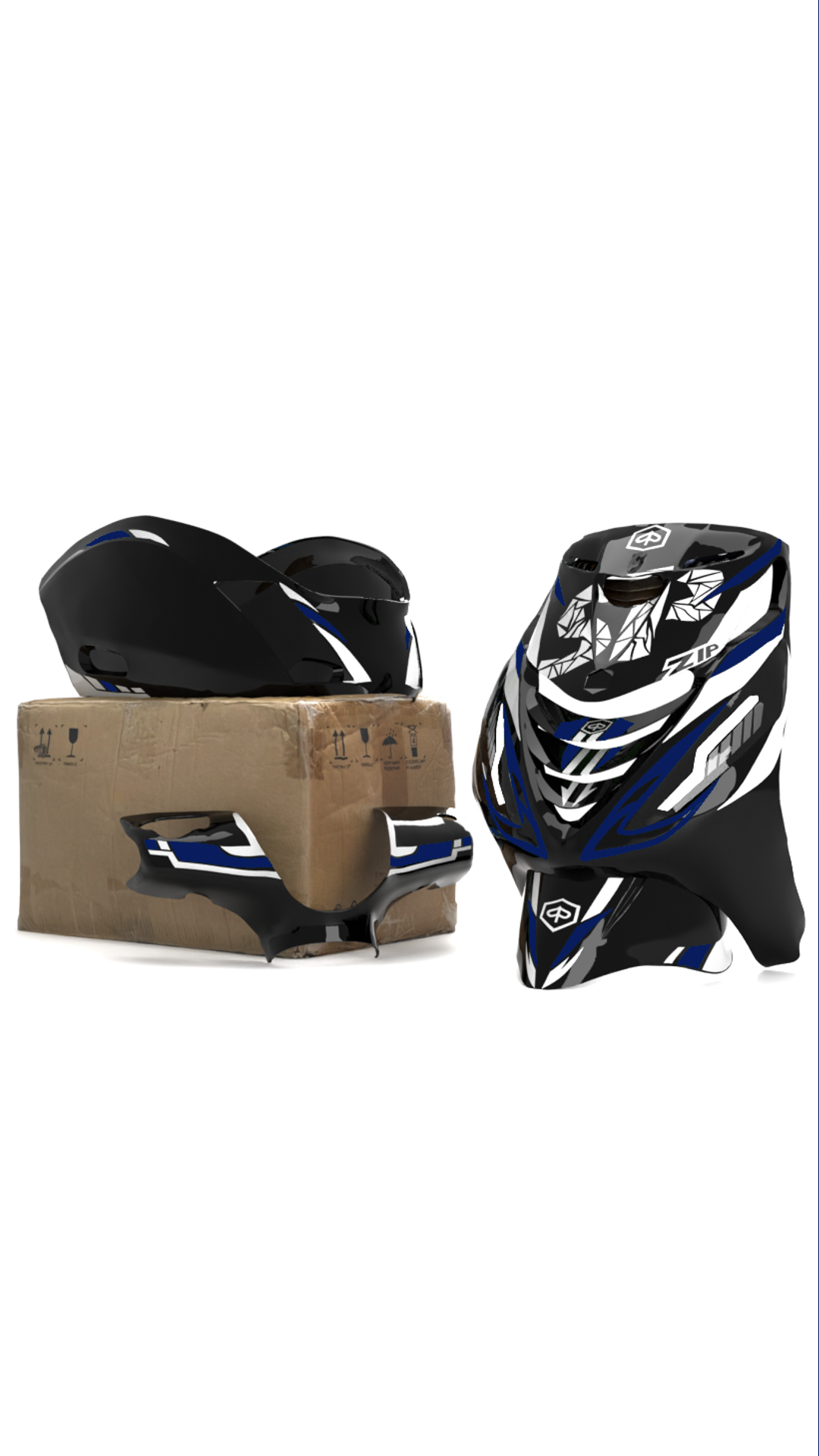 Volledige Stickerset stickerset - Zip Graphicz