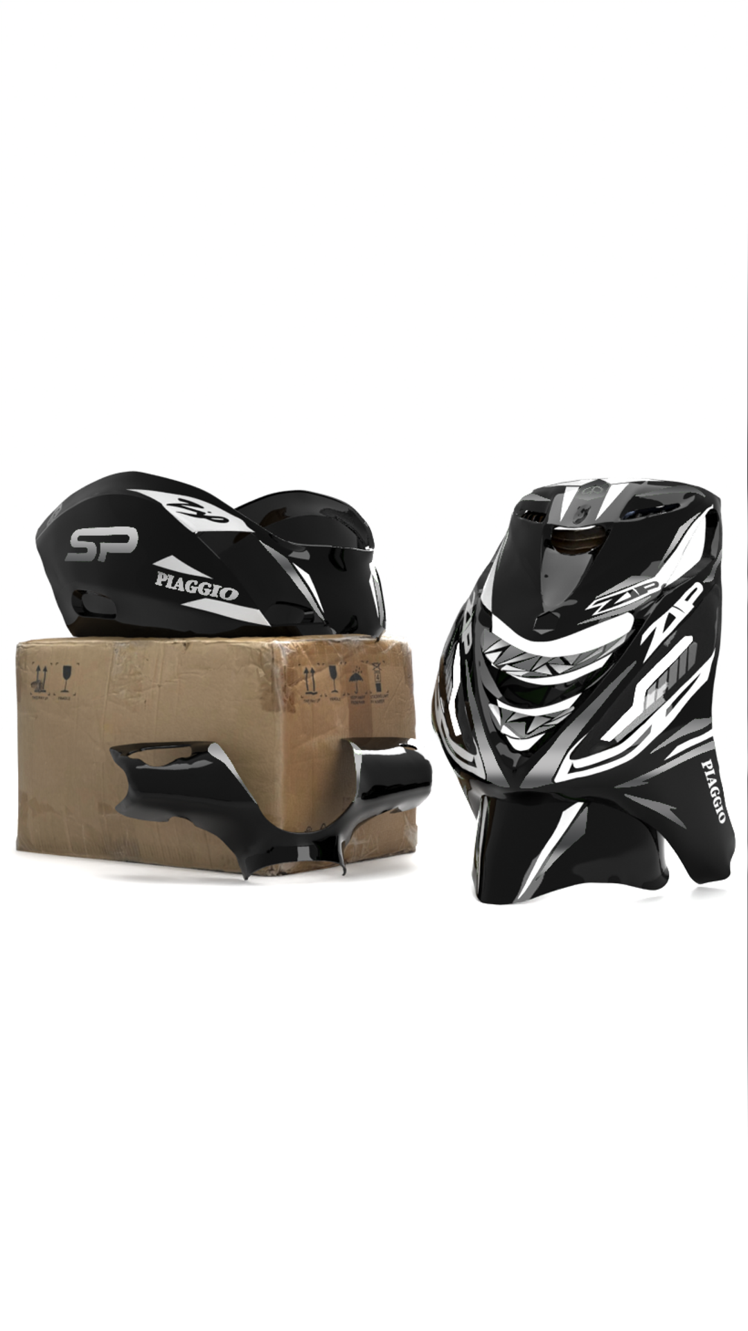 Volledige Stickerset stickerset - Zip Graphicz