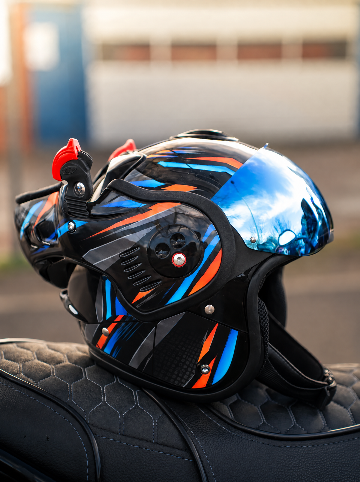 Asphalt - Alpha Integralhelm Aufkleber-Set