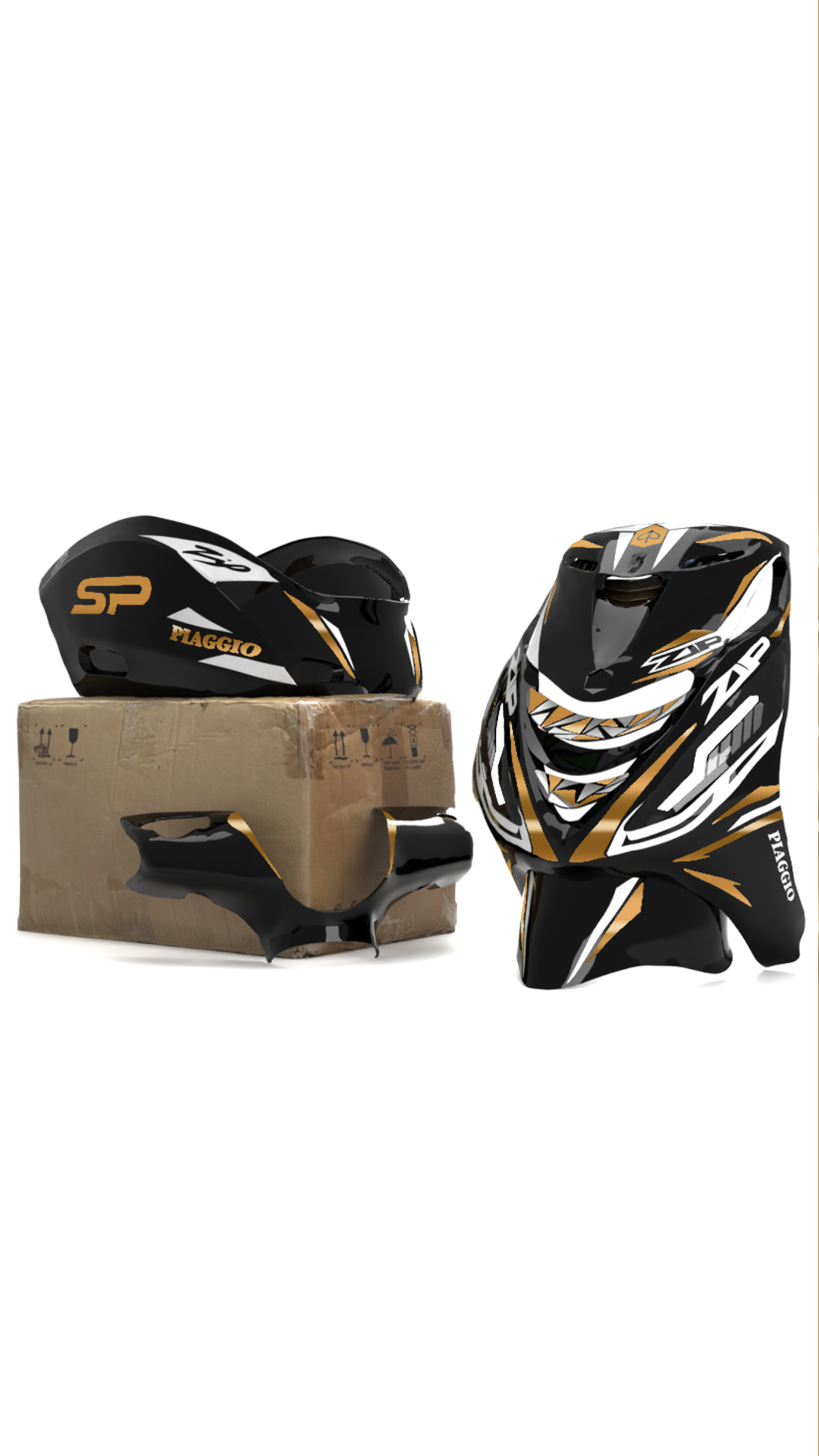 Volledige Stickerset stickerset - Zip Graphicz