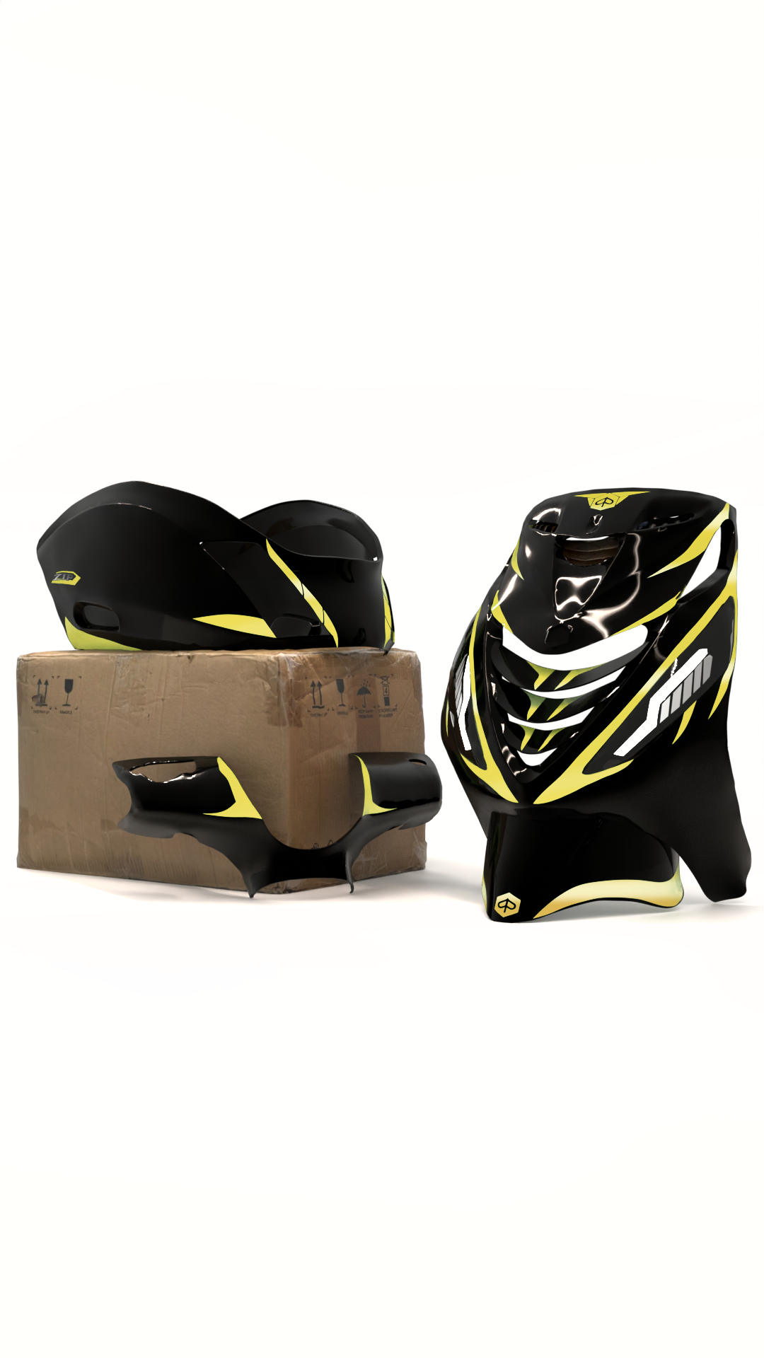 volledige stickerset stickerset - Zip Graphicz