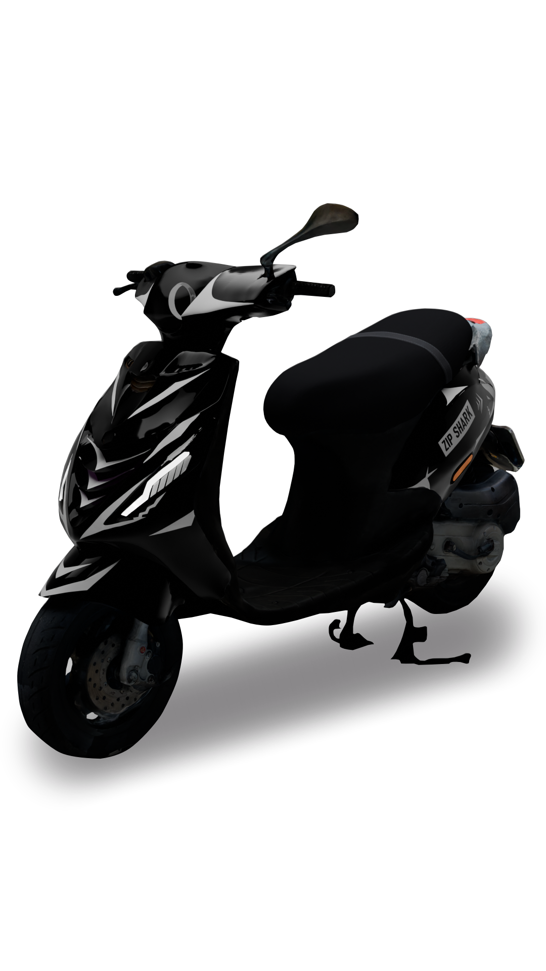 'Gym Shark'' - Stickerset Piaggio Zip volledige stickerset stickerset - Zip Graphicz