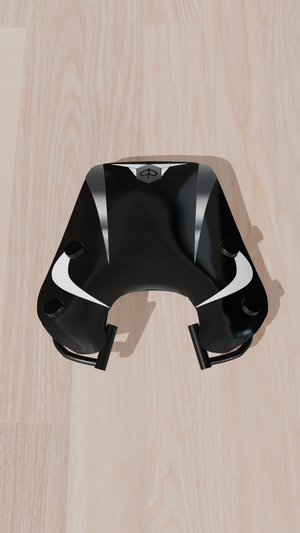 Scooter-Aufkleberset schwarz-rotes Aufkleberset - Zip Graphicz