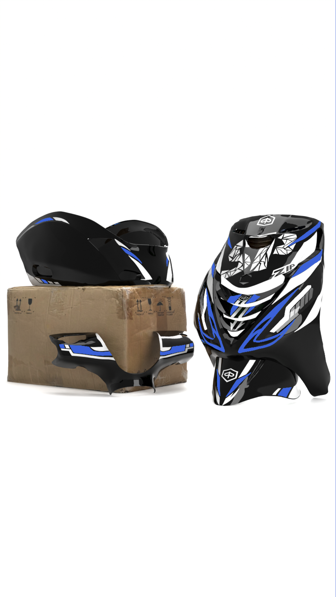 Volledige Stickerset stickerset - Zip Graphicz