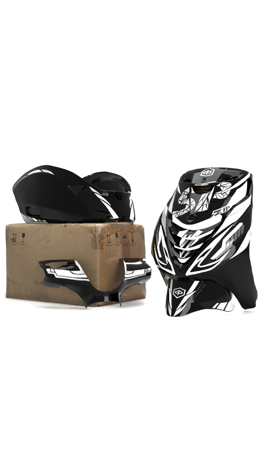 Volledige Stickerset stickerset - Zip Graphicz