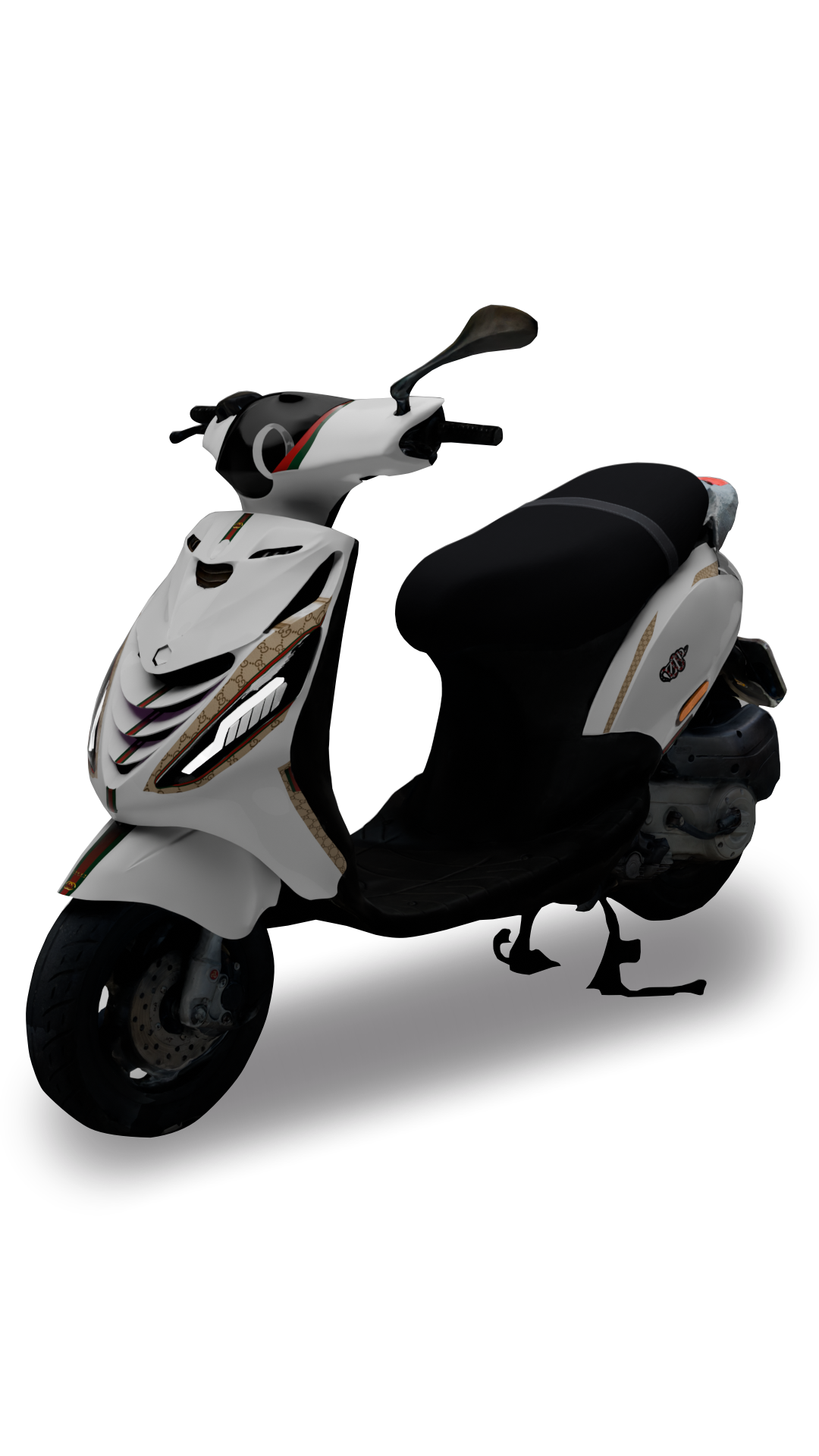 Gucci Minimalistisch- Stickerset Piaggio Zip volledige stickerset stickerset - Zip Graphicz