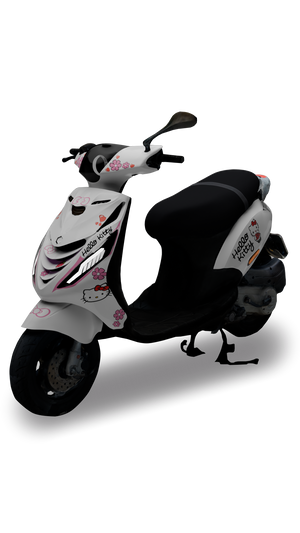 Hello Kitty - Conjunto de pegatinas Piaggio Zip conjunto de pegatinas completo conjunto de pegatinas - Zip Graphicz
