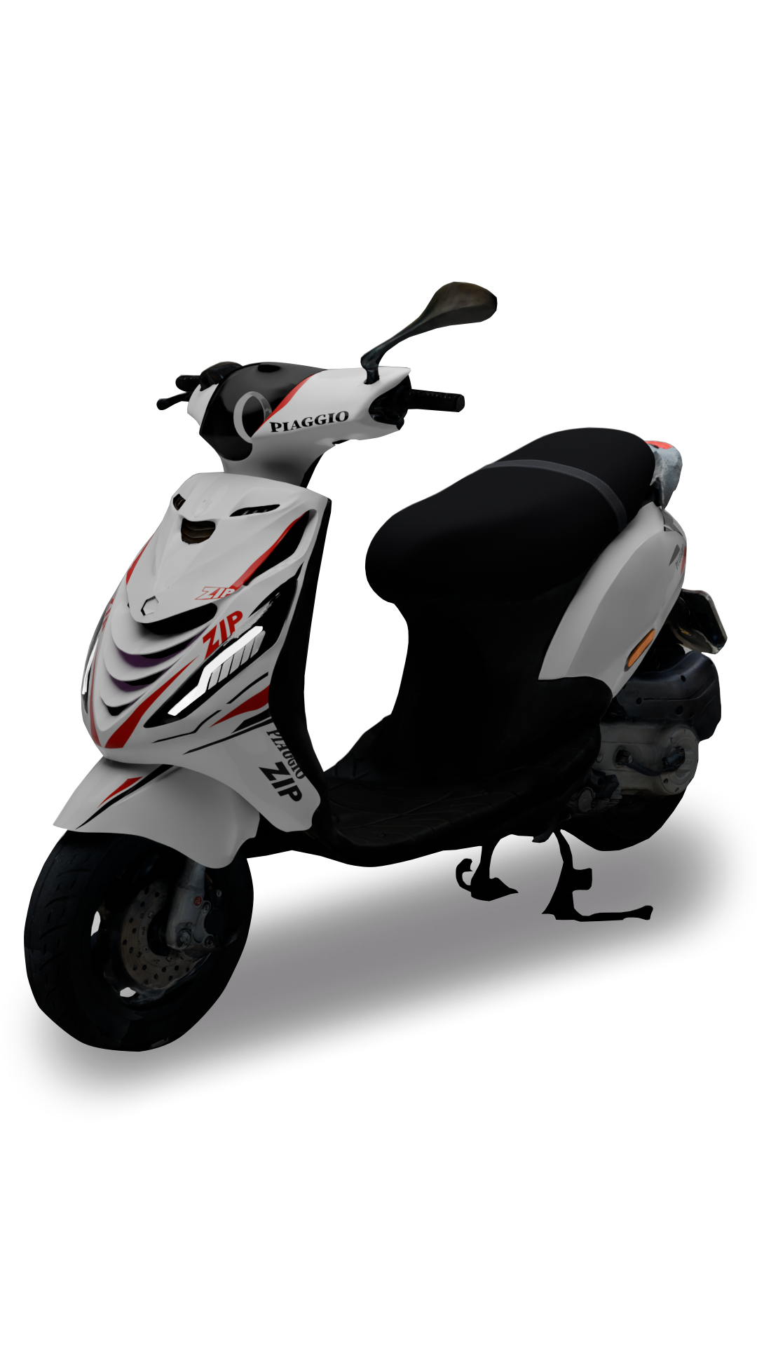 Sporty Design V1 - Stickerset Piaggio Zip Volledige Stickerset stickerset - Zip Graphicz