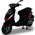 Modern Zip SP V2 - Stickerset Piaggio Zip black stickerset - Zip Graphicz