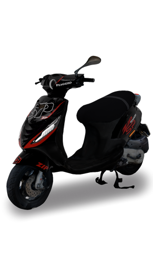 Modern Zip SP V2 - Stickerset Piaggio Zip black stickerset - Zip Graphicz