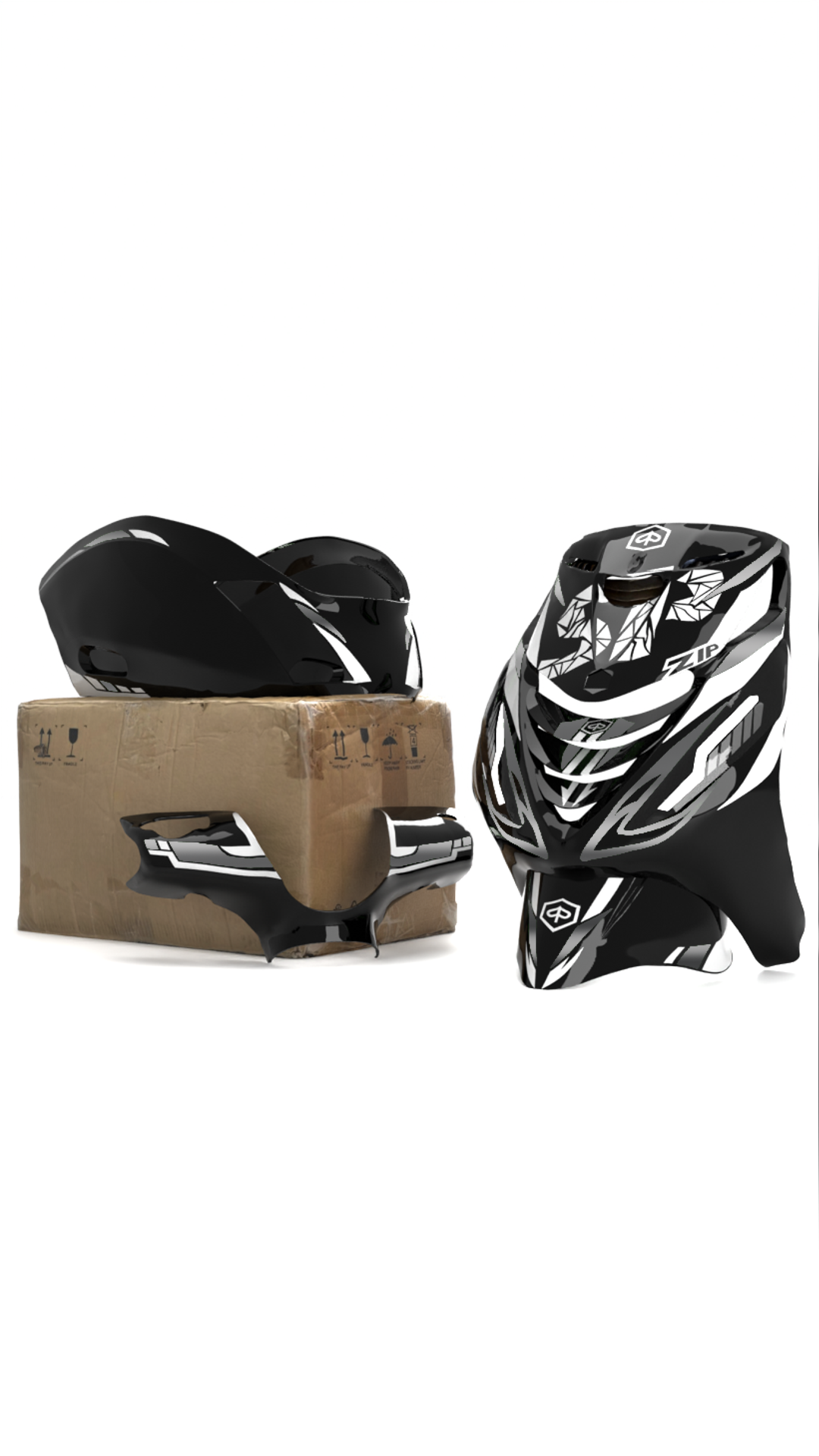 Volledige Stickerset stickerset - Zip Graphicz