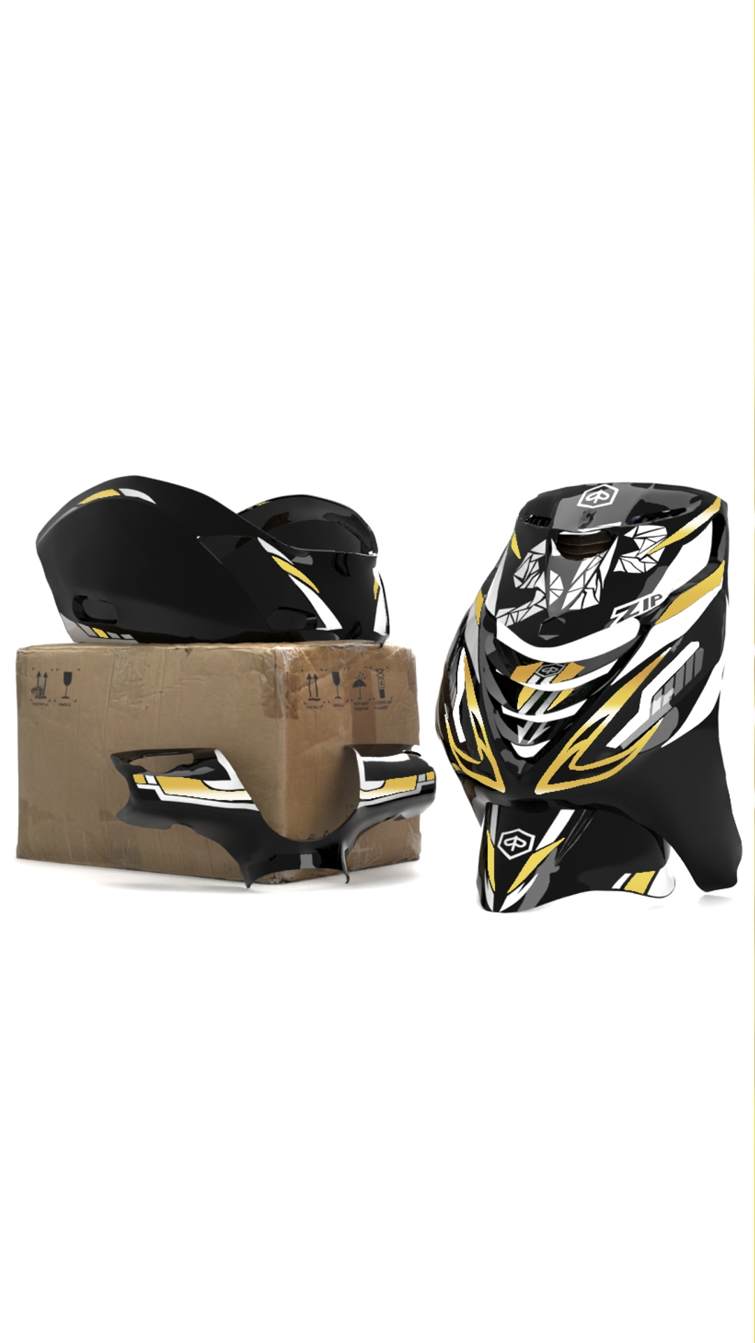 Volledige Stickerset stickerset - Zip Graphicz