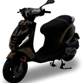 Panter print - Piaggio Zip Graphics Kit