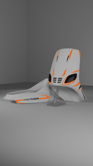 Scooter stickerset zwart-paars stickerset - Zip Graphicz