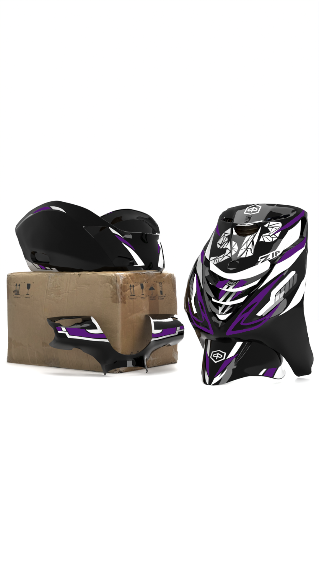 Volledige Stickerset stickerset - Zip Graphicz