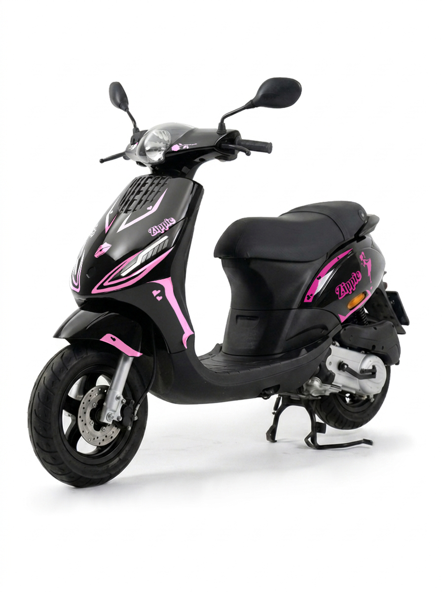 Barbie  - Piaggio Zip Graphics Kit (Original Plastics)