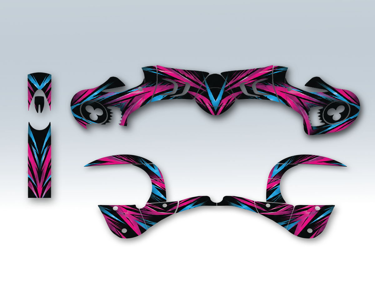 Late Night Run - Alpha Full Face Helmet Graphics Kit