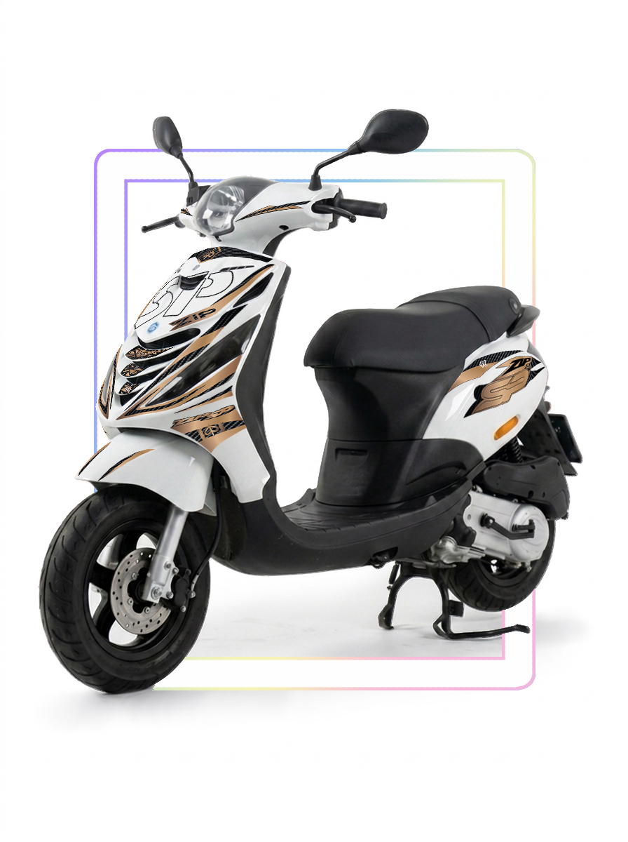 Midnight Ride - Piaggio Zip SP Stickerset Stickerset