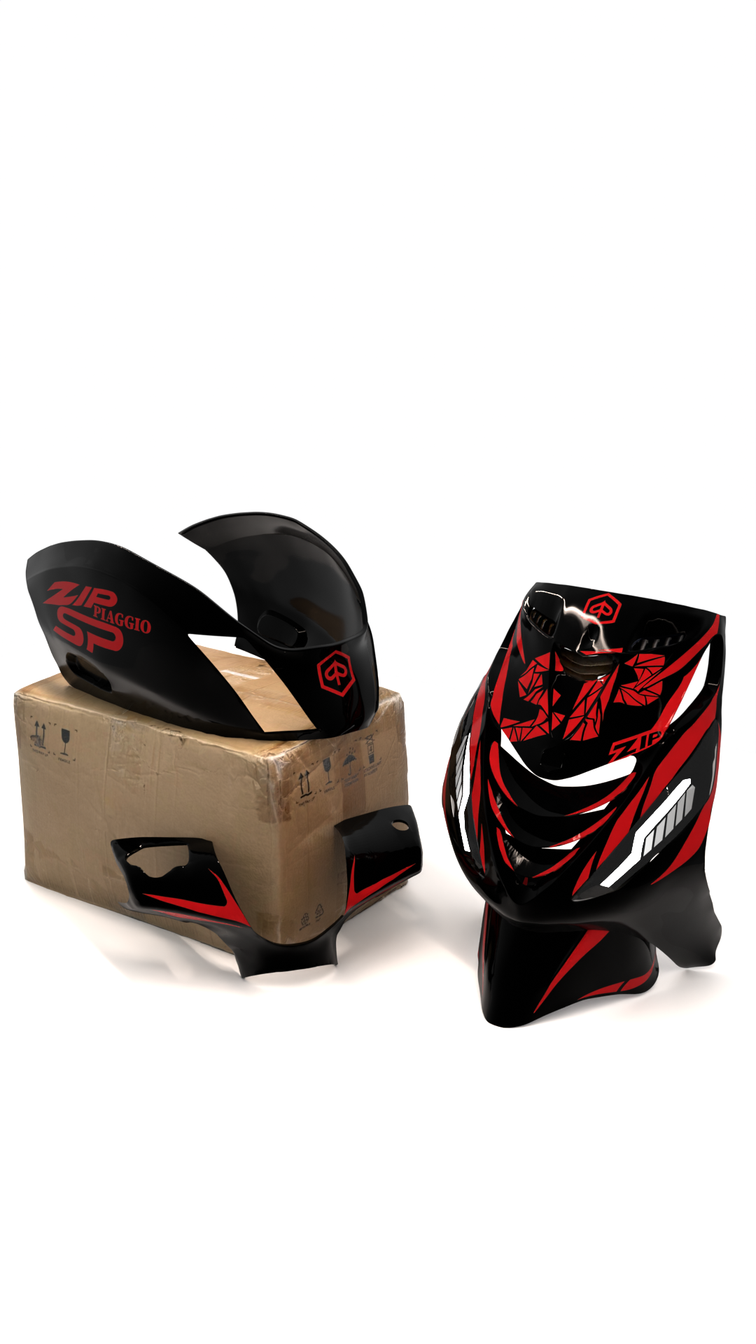 volledige stickerset stickerset - Zip Graphicz