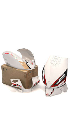 Audi ''SP'' V2 - Stickerset Piaggio Zip (Orginele Kappen) Volledige Stickerset stickerset - Zip Graphicz