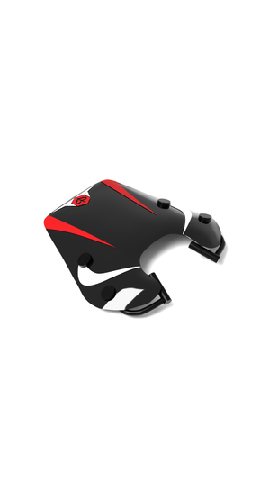 Scooter-Aufkleberset mit grünem Aufkleberset - Zip Graphicz