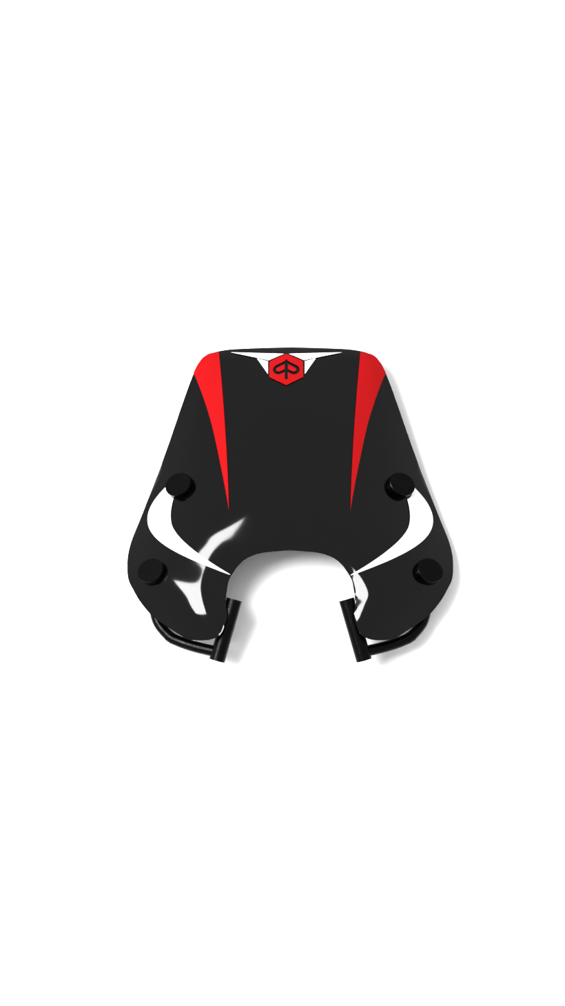 V1 - Piaggio Zip Low Windscreen Graphics Kit