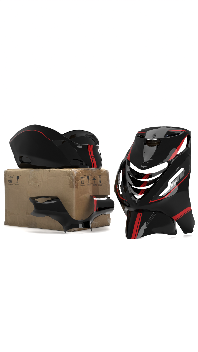 Minimal - Stickerset Piaggio Zip volledige stickerset stickerset - Zip Graphicz