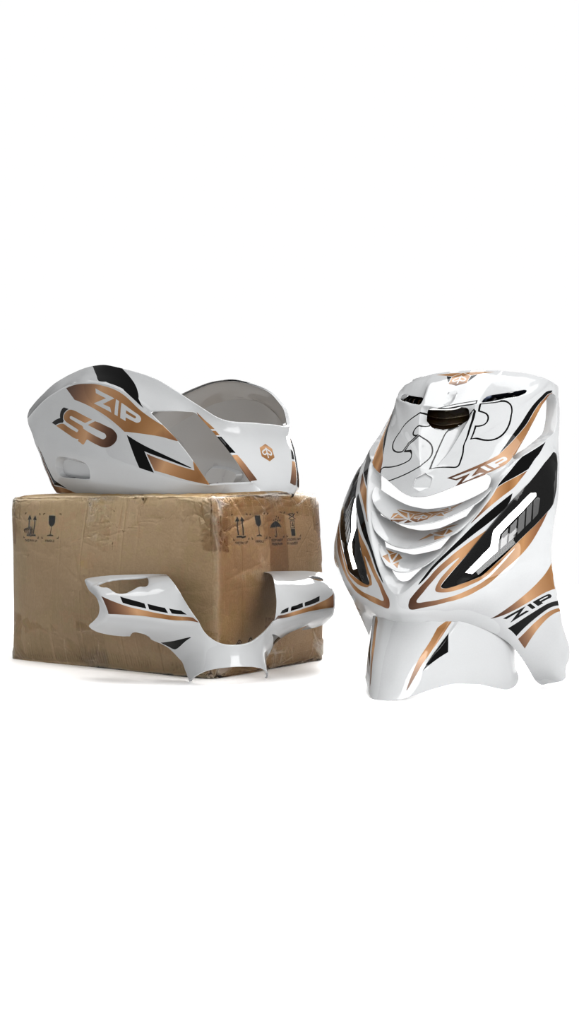 Midnight Ride - Piaggio Zip SP Graphics Kit
