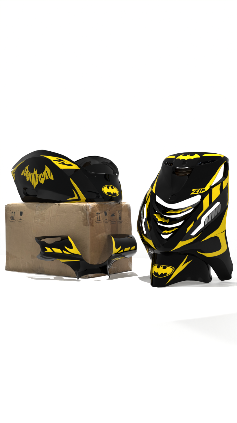 Batman - Stickerset Piaggio Zip volledige stickerset stickerset - Zip Graphicz