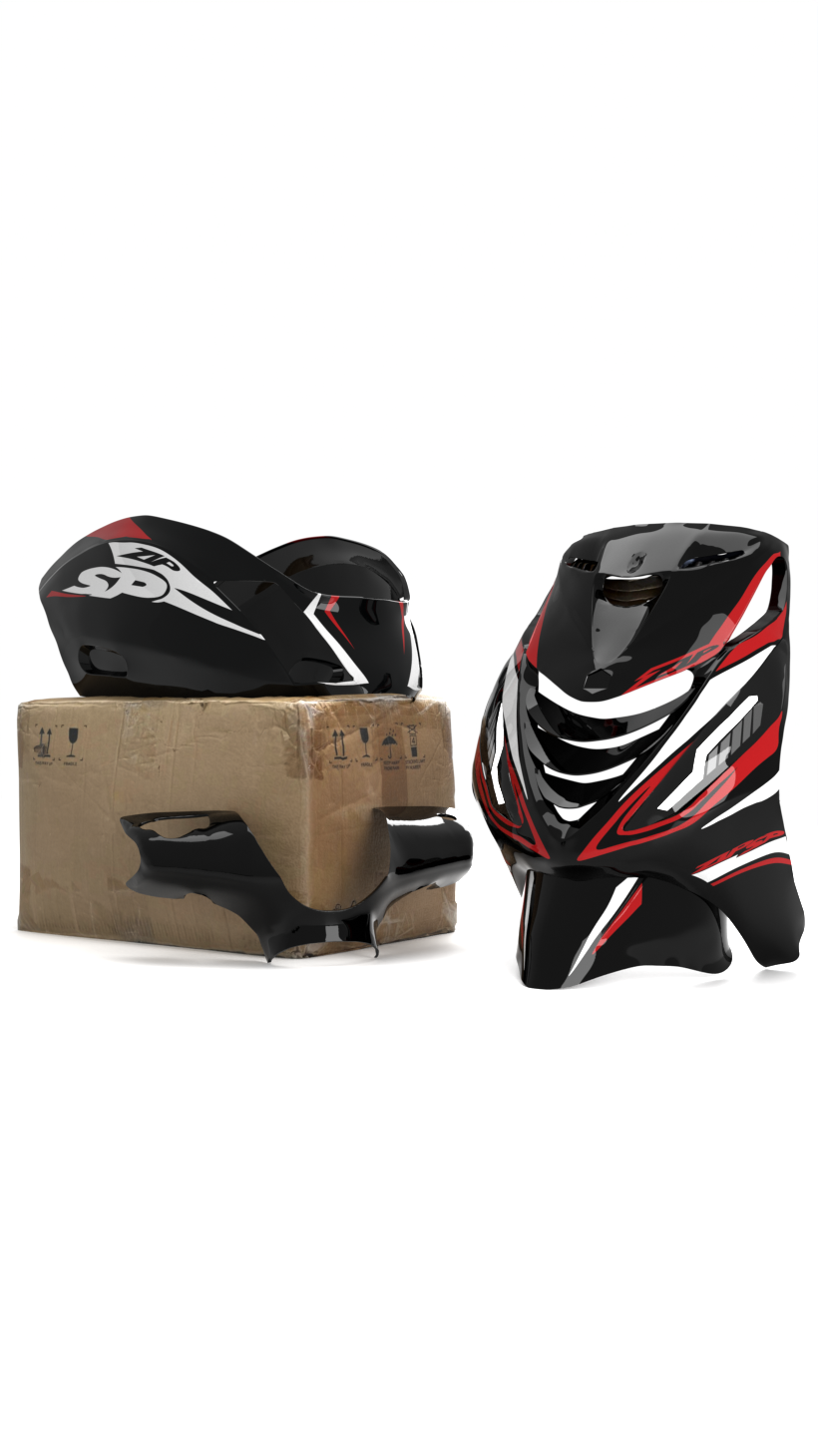 Night Rider - Piaggio Zip SP Graphics Kit