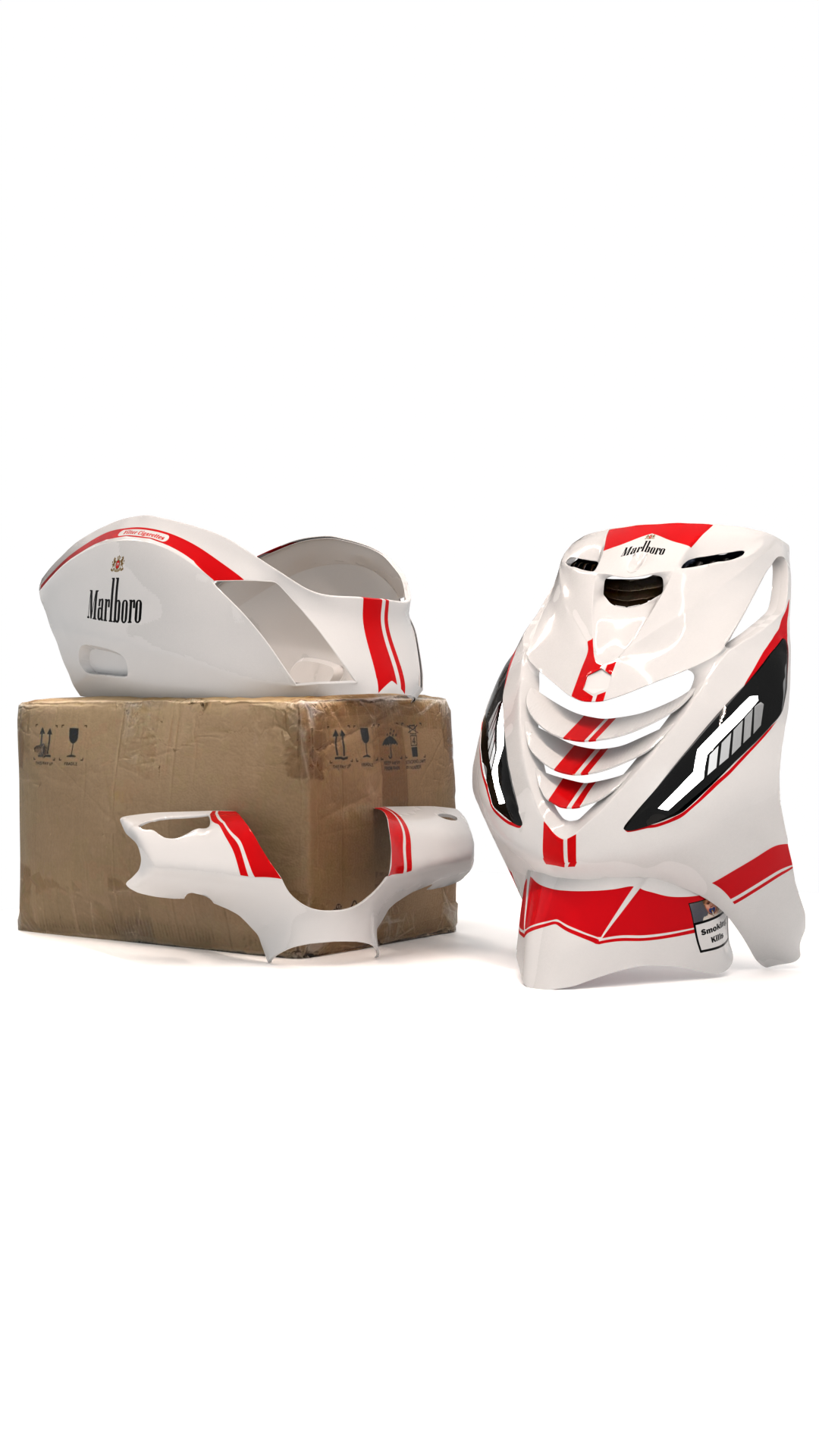 Marlboro - Piaggio Zip SP Graphics Kit
