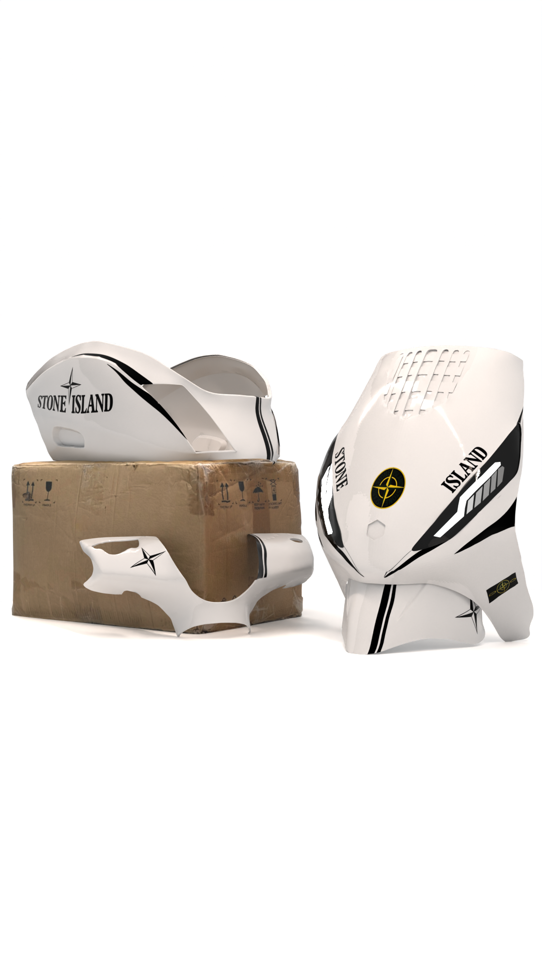 Stone Island - Piaggio Zip Graphics Kit (Original Plastics)