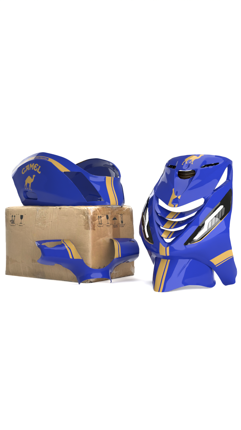 Camel - Piaggio Zip SP Graphics Kit