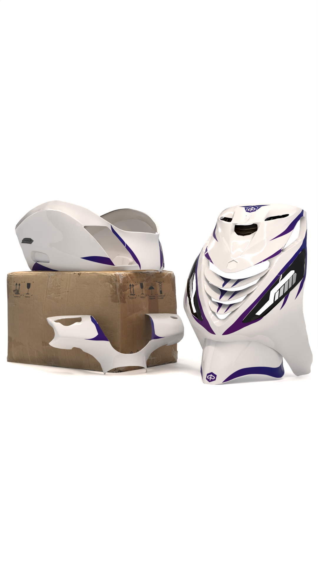 Sharp Soulver Minimalistic  - Stickerset Piaggio Zip volledige stickerset stickerset - Zip Graphicz