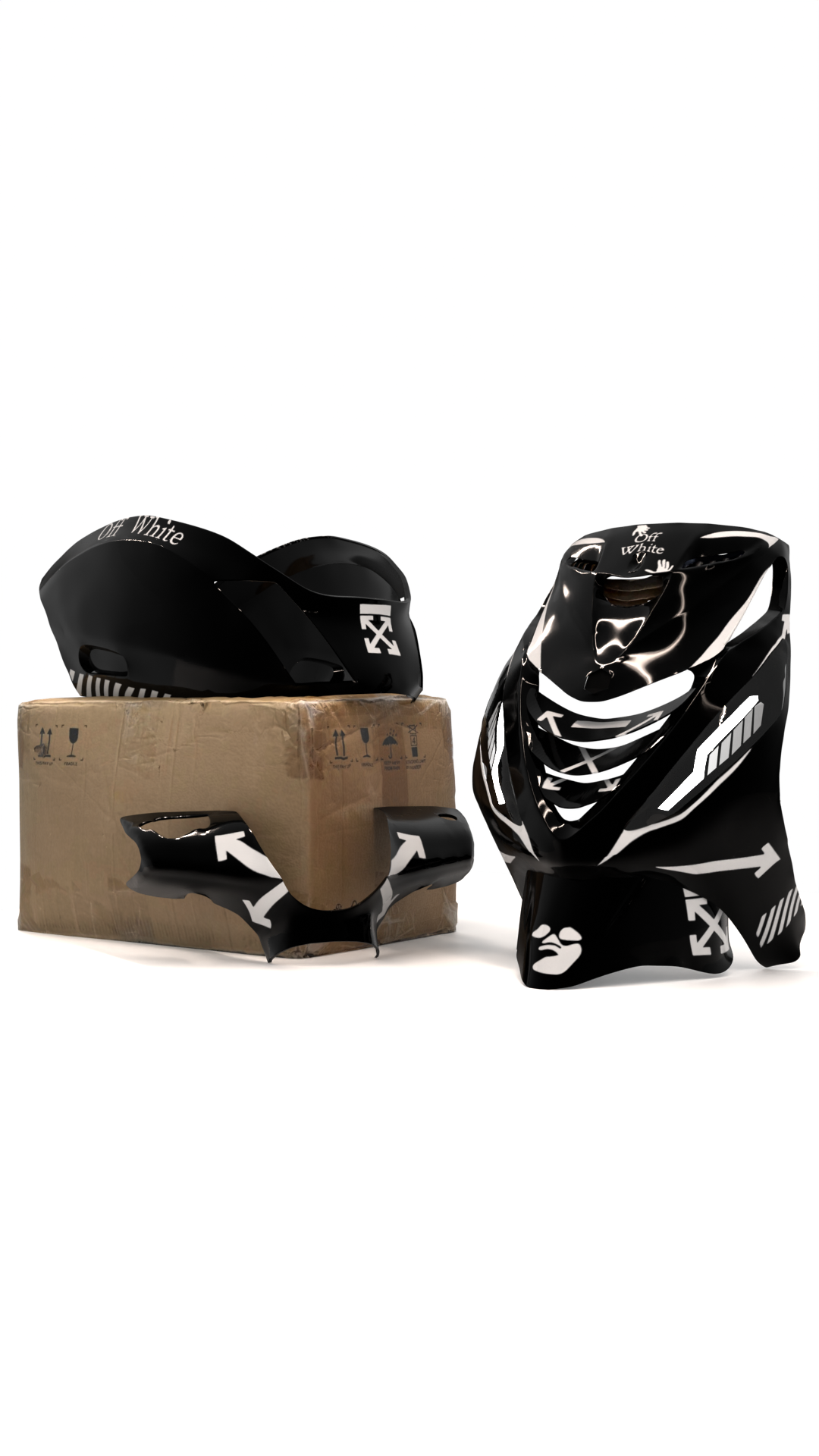 Off White - Piaggio Zip Graphics Kit