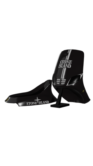 Stone Island- Type 3 Stickerset black stickerset - Zip Graphicz