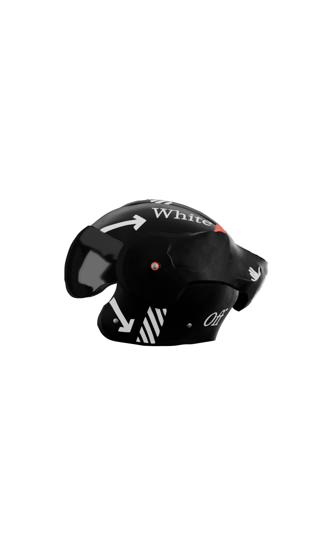 Off White  - Boxer helm Stickerset red stickerset - Zip Graphicz