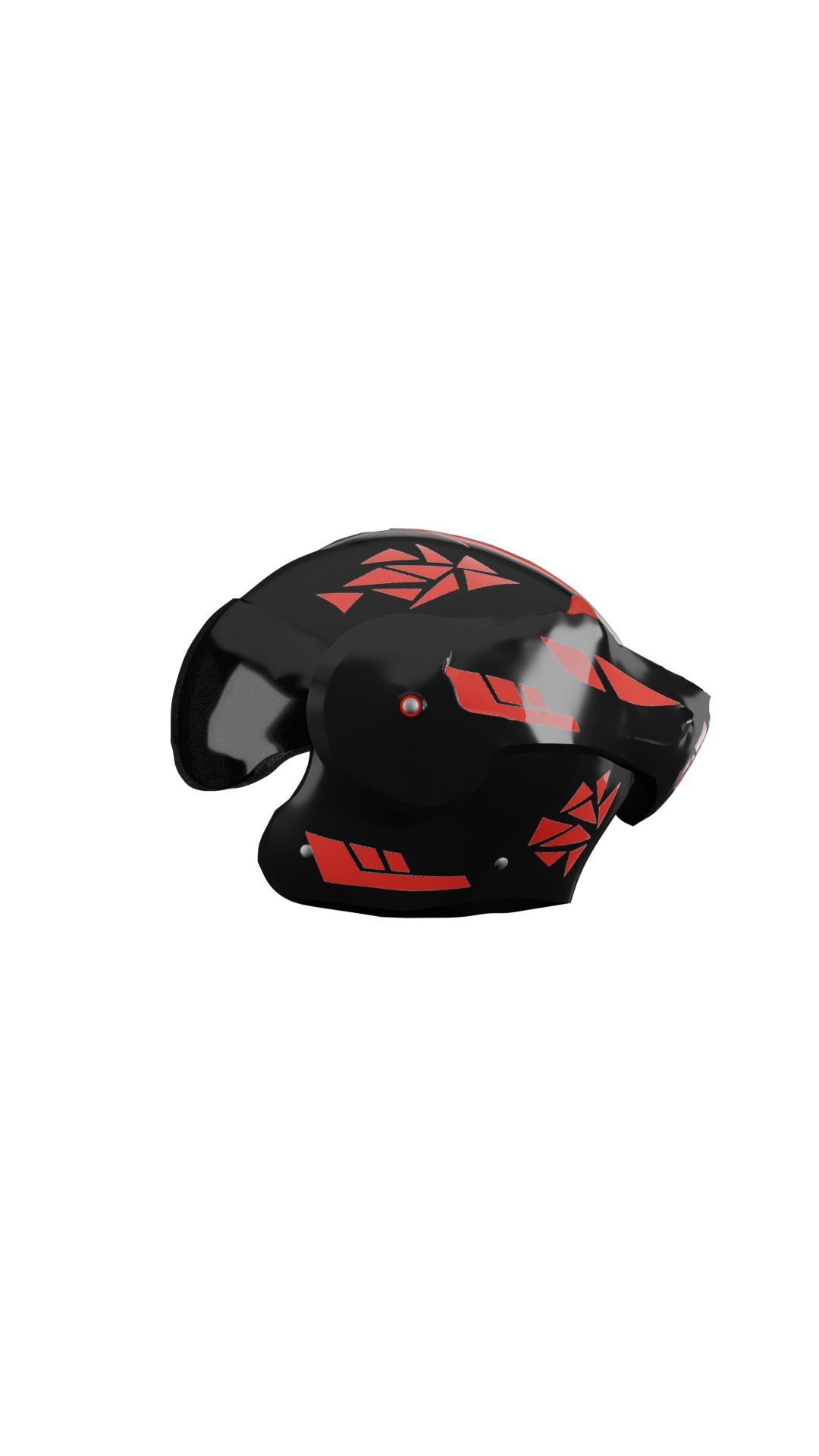 Fractured  - Boxer helm Stickerset white stickerset - Zip Graphicz
