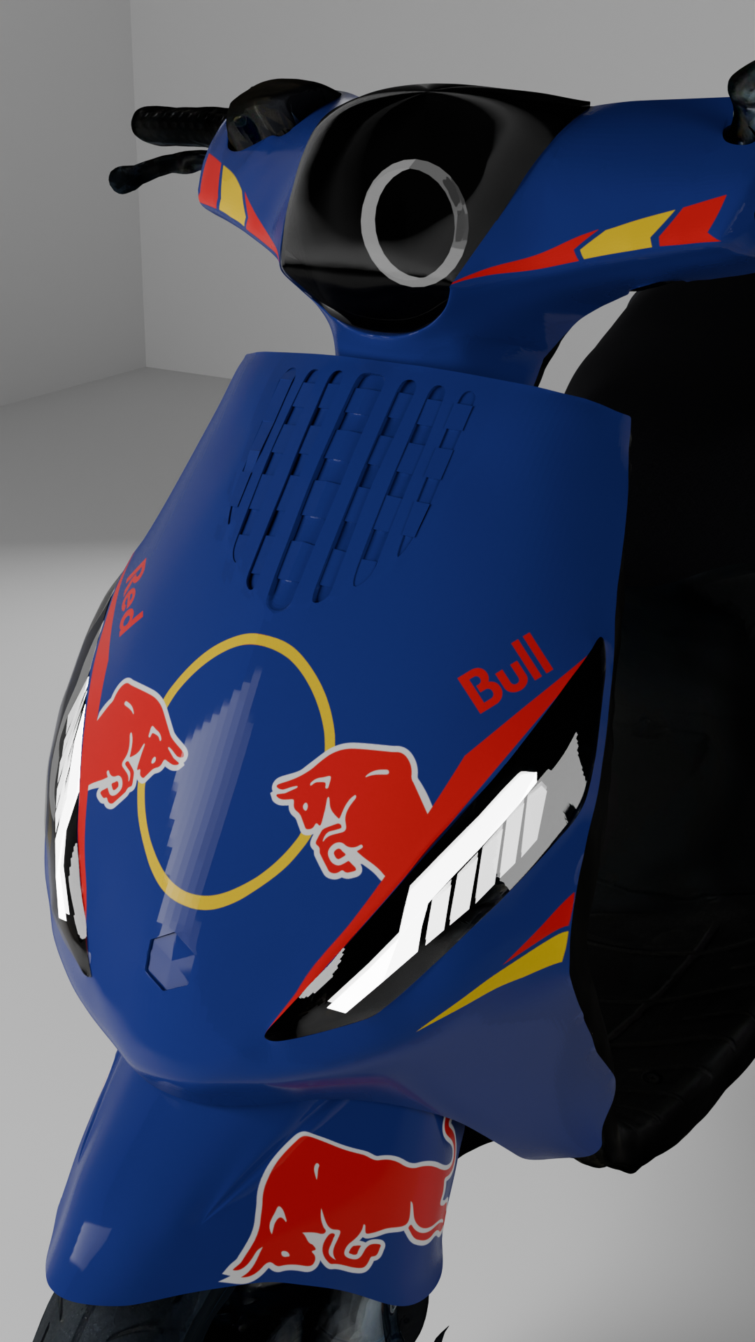 Red Bull Orgineel - Piaggio Zip Graphics Kit (Original Plastics)