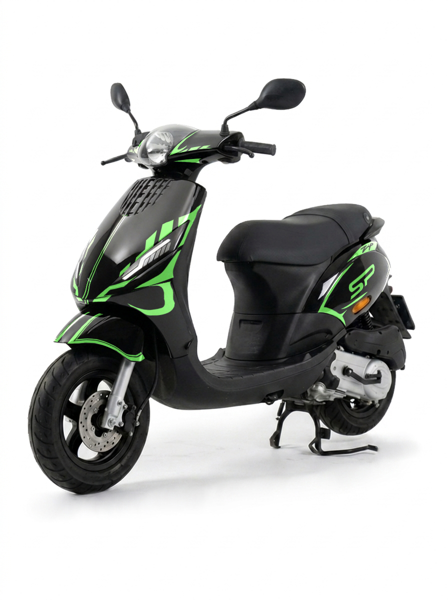 Striped - Piaggio Zip Graphics Kit (Original Plastics)
