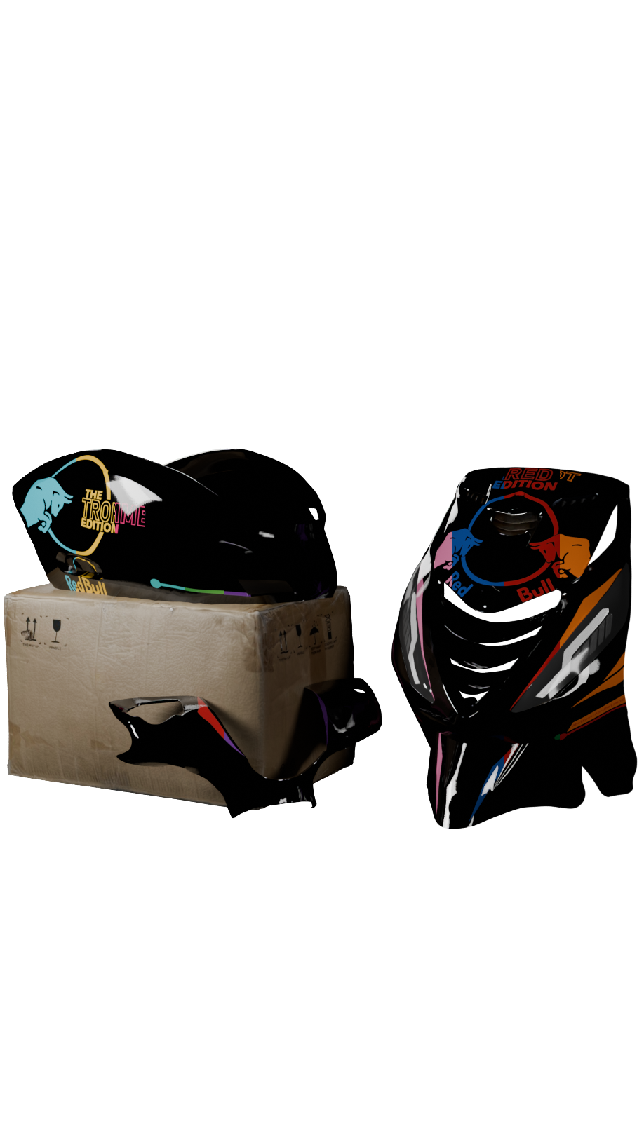 Red Bull Special Editions V1 [Can Colours] - Piaggio Zip SP Stickerset purple edition stickerset - Zip Graphicz